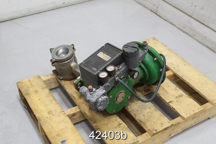 Used Fisher V100-1051 3" Vee Ball Valve #42403