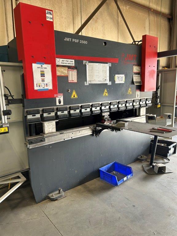 Used 2013 - 66 Ton x 8' Durma/JMT PBF-2560 CNC Press Brake