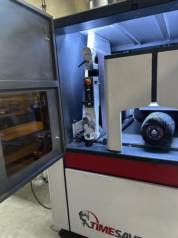 Used 2021 - 43" Timesaver 32 Series Deburring, Edge Rounding, Finishing Machine