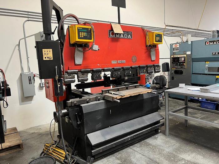 Used 1983 - 88 Ton Amada RG-80S CNC Press Brake