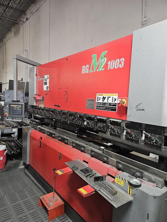 Used 2011 - 110 Ton Amada RGM2-1003 CNC Press Brake