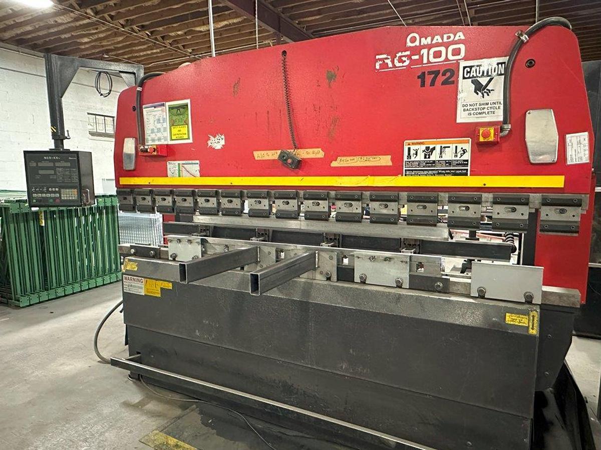 Used 1999 - 110 Ton Amada RG-100 CNC Press Brake