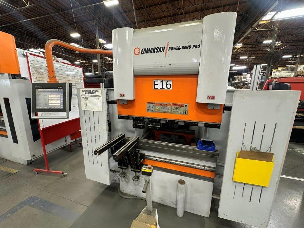 Used 2016 - 44 Ton x 4' Ermak Power Bend Pro CNC Press Brake