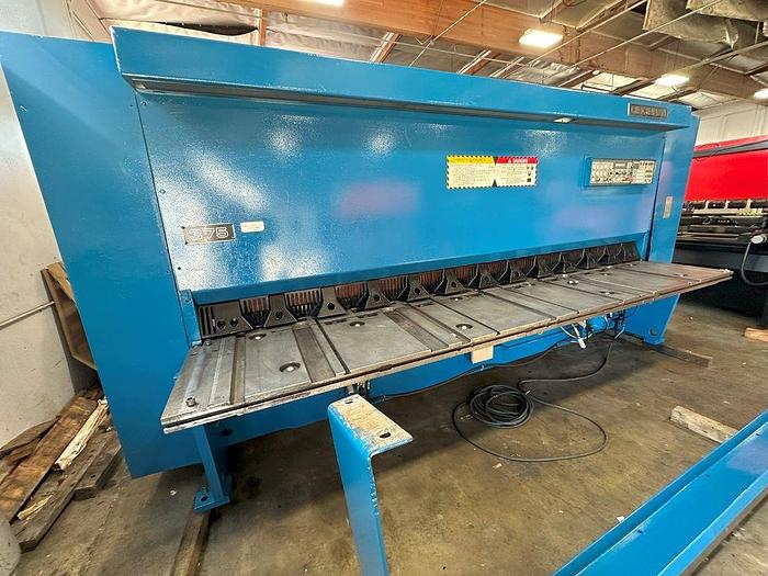 Used 2006 - 3/8" x 12' Cincinnati Hydraulic Shear