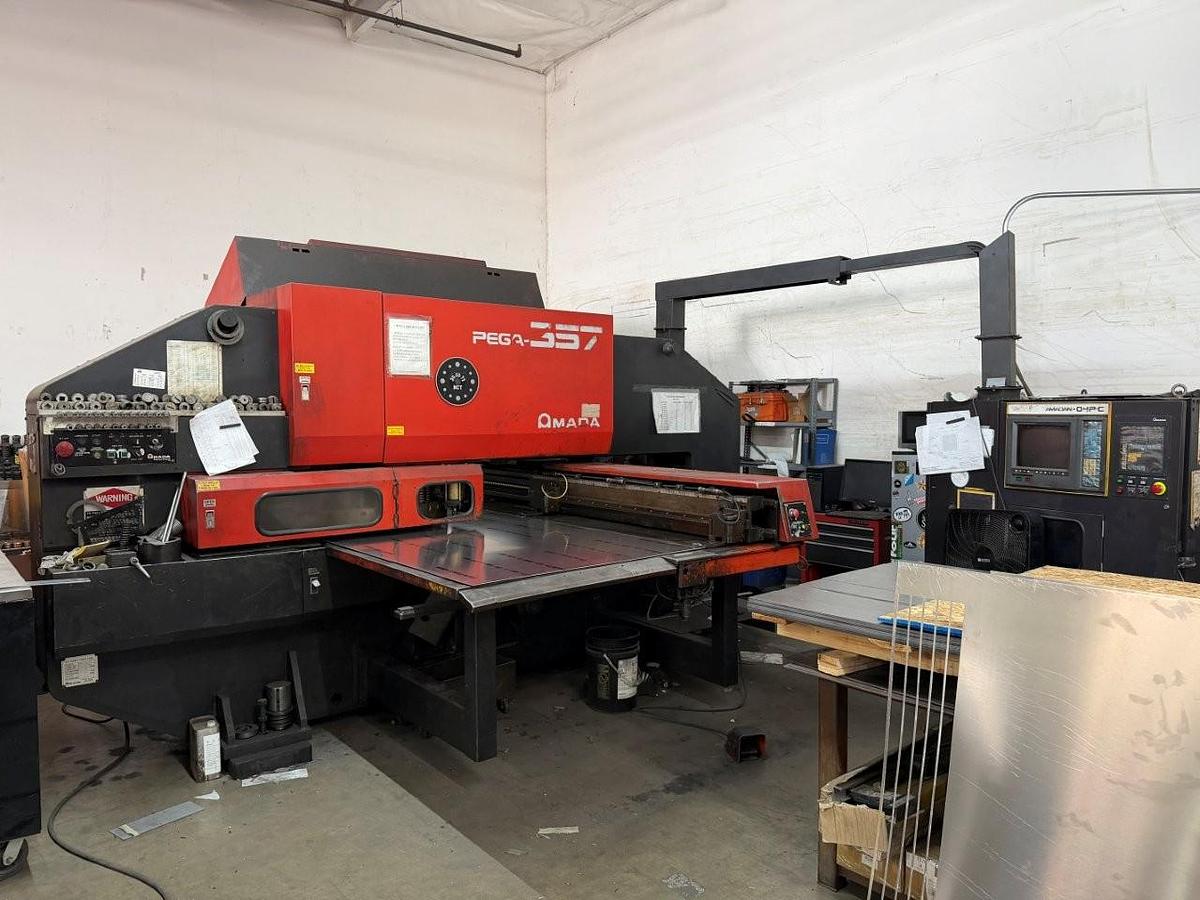 Used 1989 - 33 Ton Amada Pega 357 CNC Turret Punch