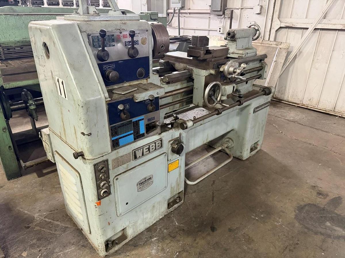 Used 1979 - 14" x 30" Takisawa Webb TSL-800 Engine Lathe