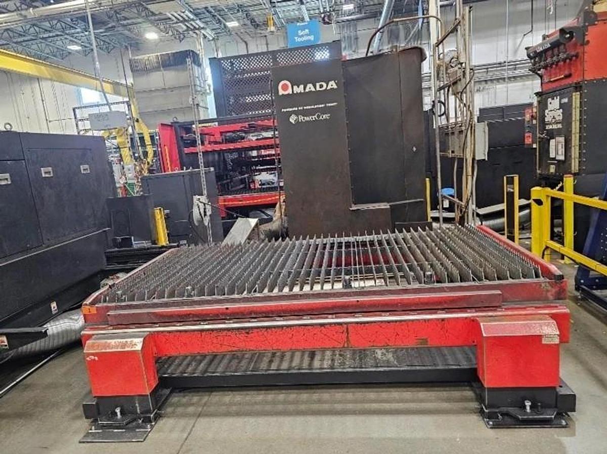 Used 2016 - 2,000 Watt Amada LCG-3015AJ CNC Fiber Laser