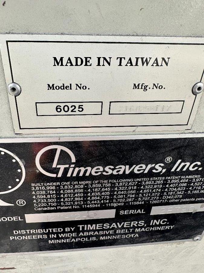 Used 24" Timesaver Belt Graining/Grinding Machine