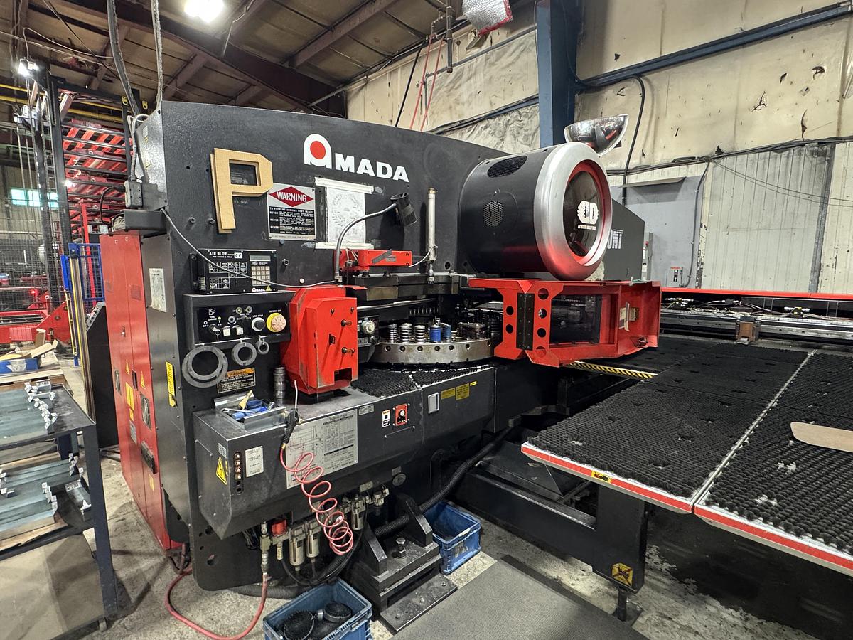 Used 2005 - 33 Ton Amada EMK-3610NT Servo Driven CNC Turret Punch