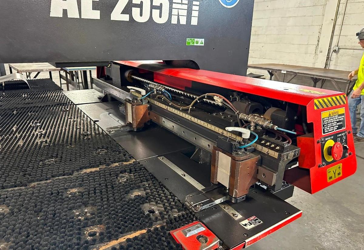 Used 2014 - 22 Ton Amada AE-255NT CNC Servo Driven Turret Punch