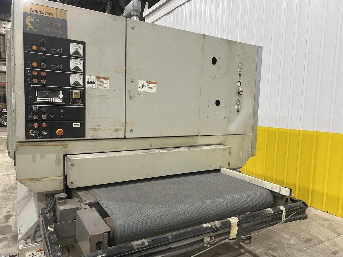 Used 1997 - 52" Timesaver 252-301C 3 Head Belt Grinder Sander
