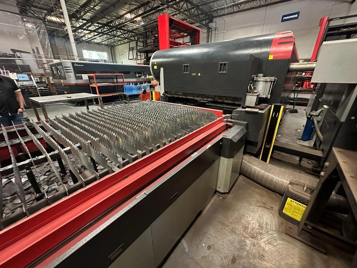 Used 2008 - 4000 Watt Amada LC3015F1-NT CNC CO2 Laser