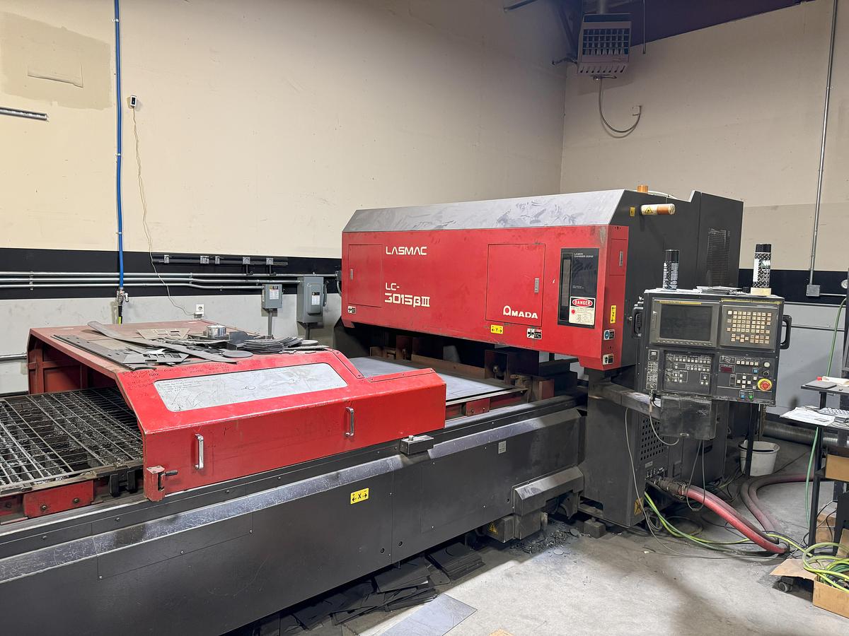 Used 1998 - 2000 Watt Amada Altair LC-3015-B3-EX CO2 CNC Laser