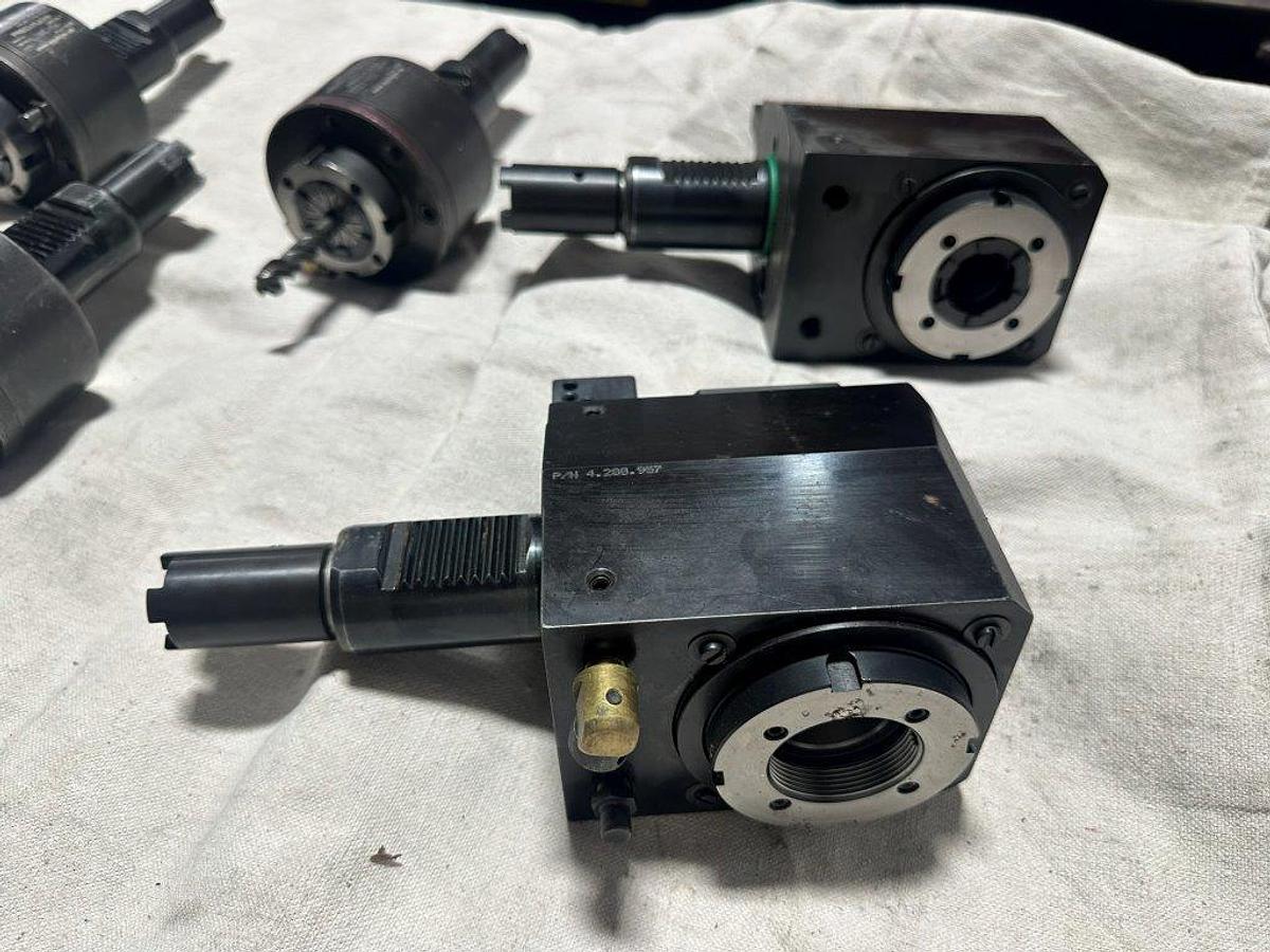 Used Haas Live Tools for ST Lathes - (3) Axial and (2) Radial