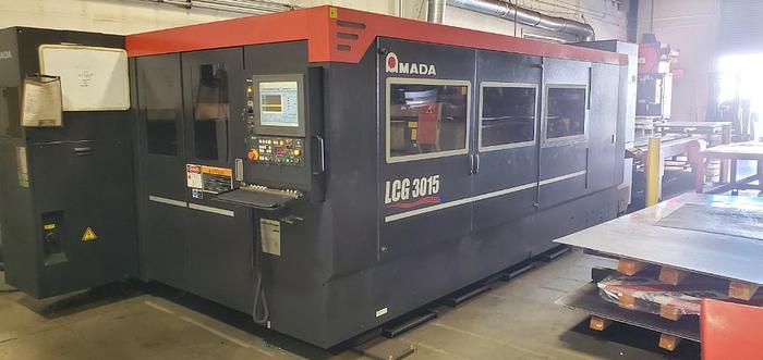 Used 2016 - 3500 Watt Amada LCG-3015 CNC CO2 Laser