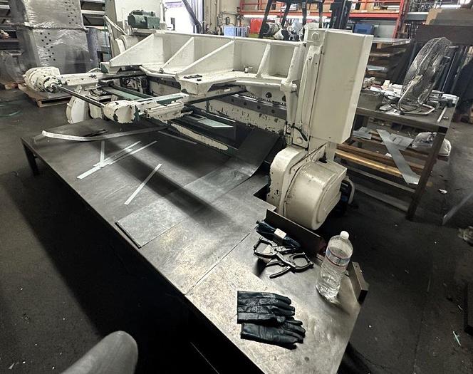 Used 1980 - 10 ga. x 6' Wysong Mechancial Squaring Shear
