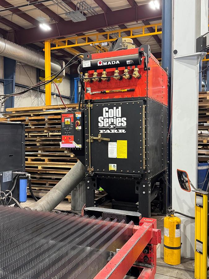 Used 2016 - 6,000 Watt Amada LCG-3015AJ CNC Fiber Laser Cutting System