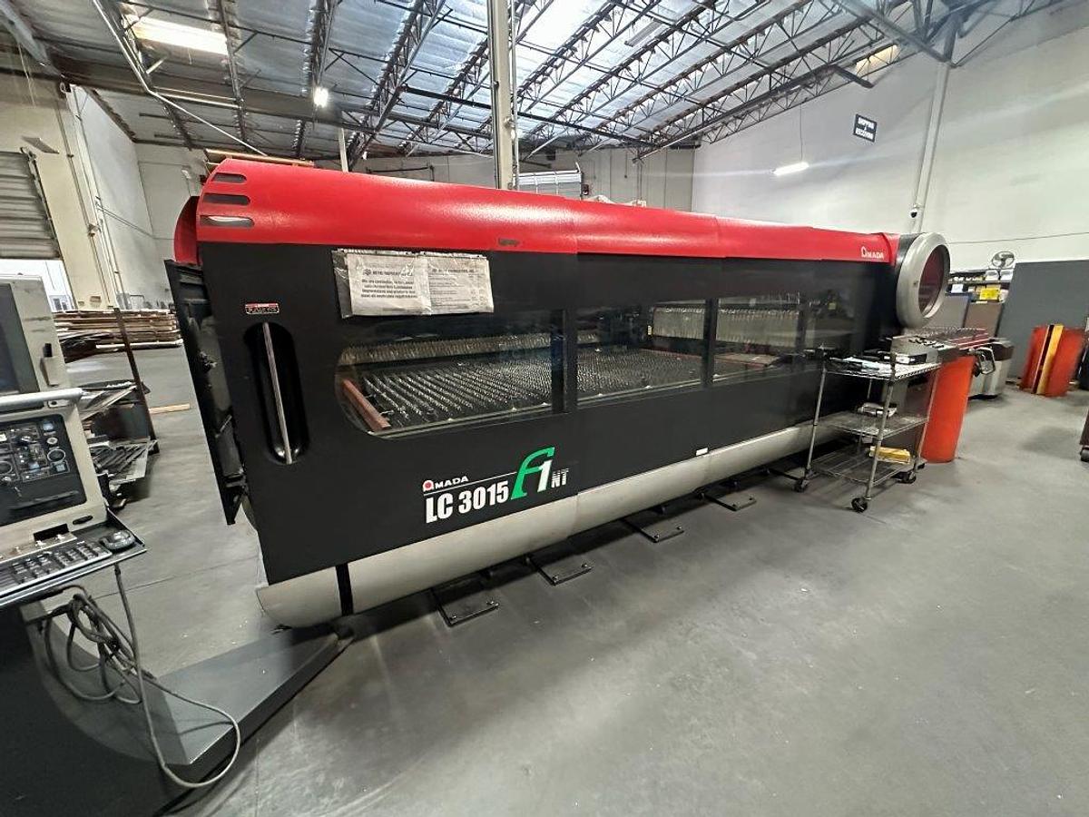 Used 2008 - 4000 Watt Amada LC3015F1-NT CNC CO2 Laser