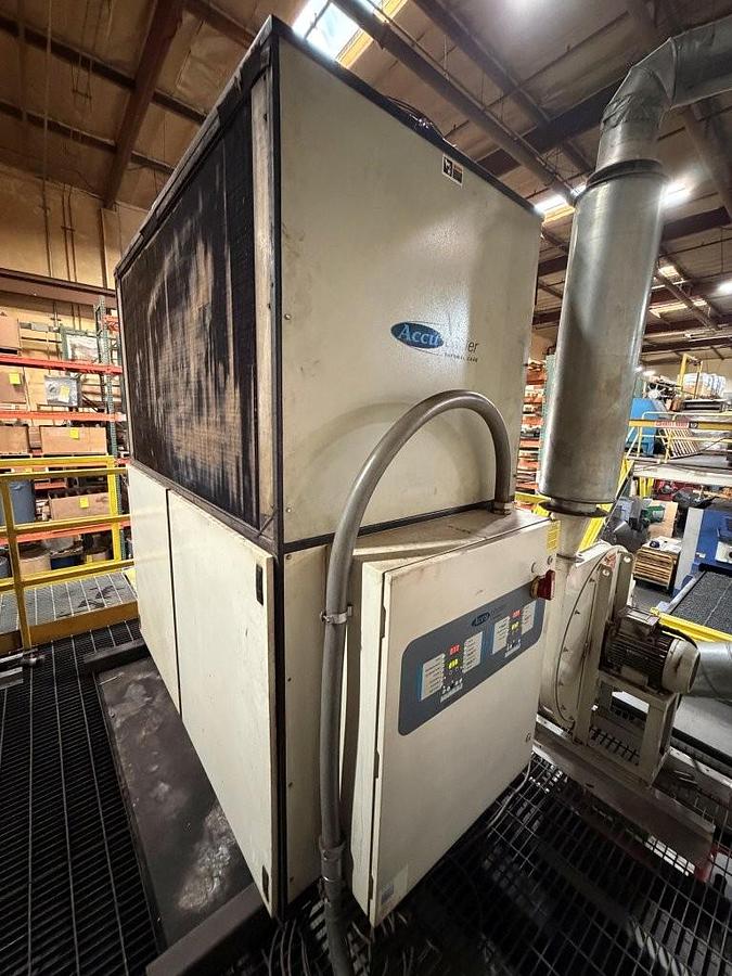 Used 2007 - 4000 Watt Mitsubishi 3015LVP CNC CO2 Laser w/Chiller & Dust Collector