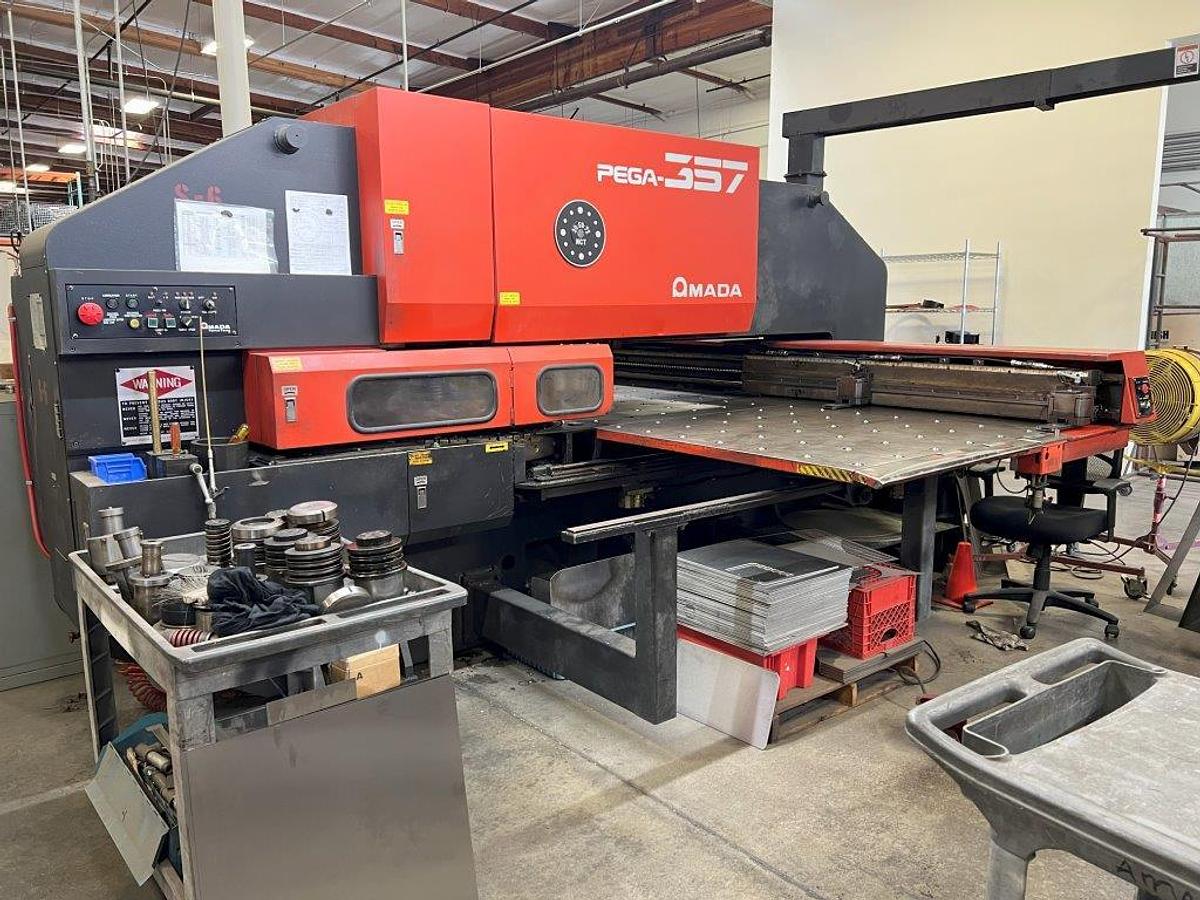 Used 1990 - 33 Ton Amada Pega 357 CNC Turret Punch