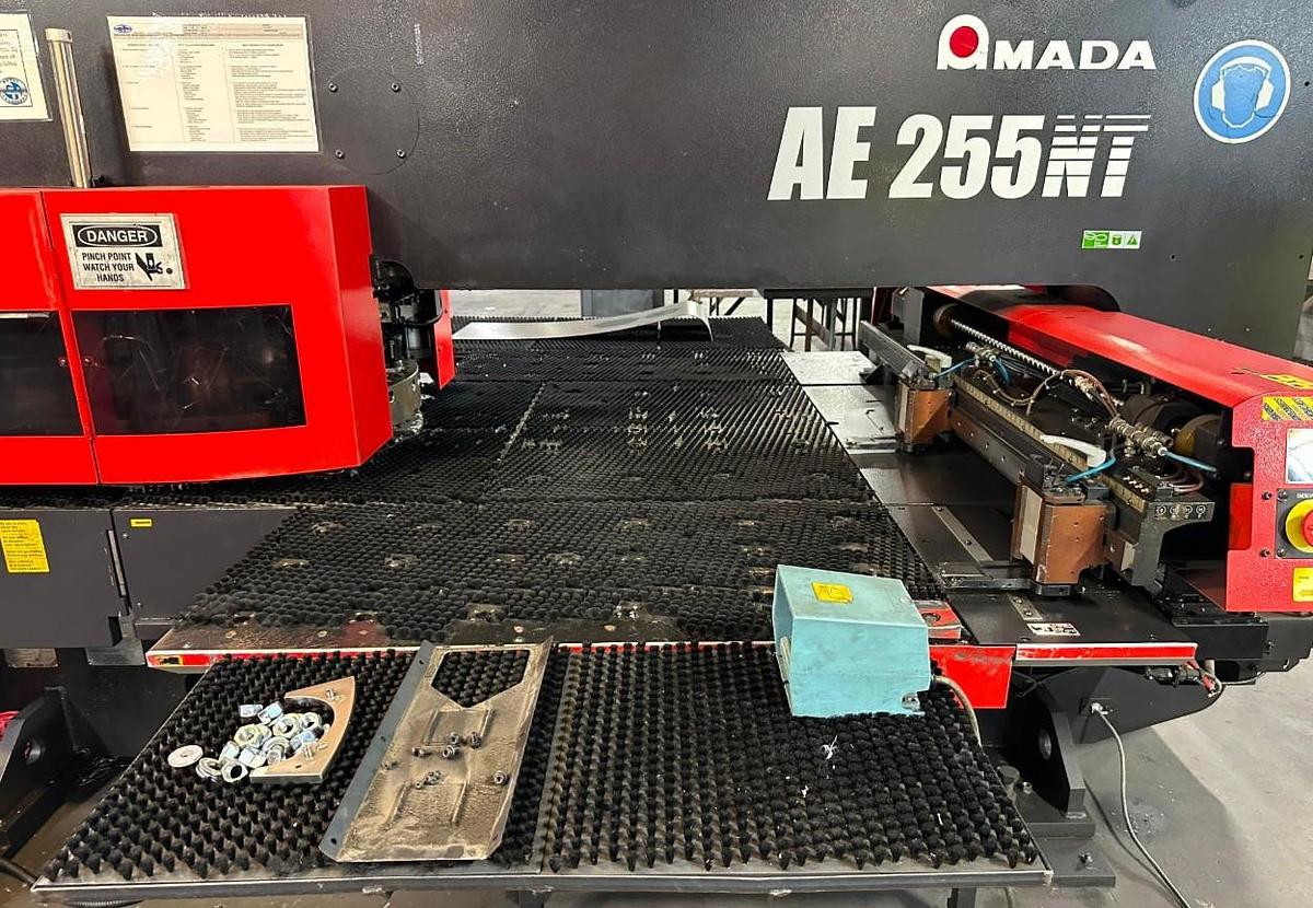 Used 2014 - 22 Ton Amada AE-255NT CNC Servo Driven Turret Punch