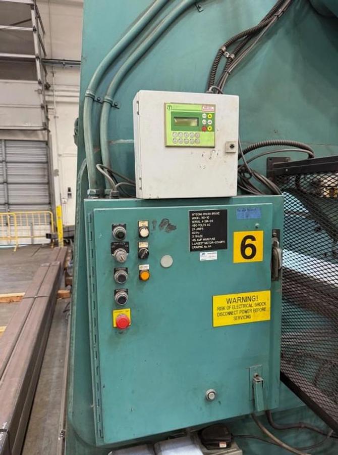 Used 90 Ton x 12' Wysong Mechanical Press Brake