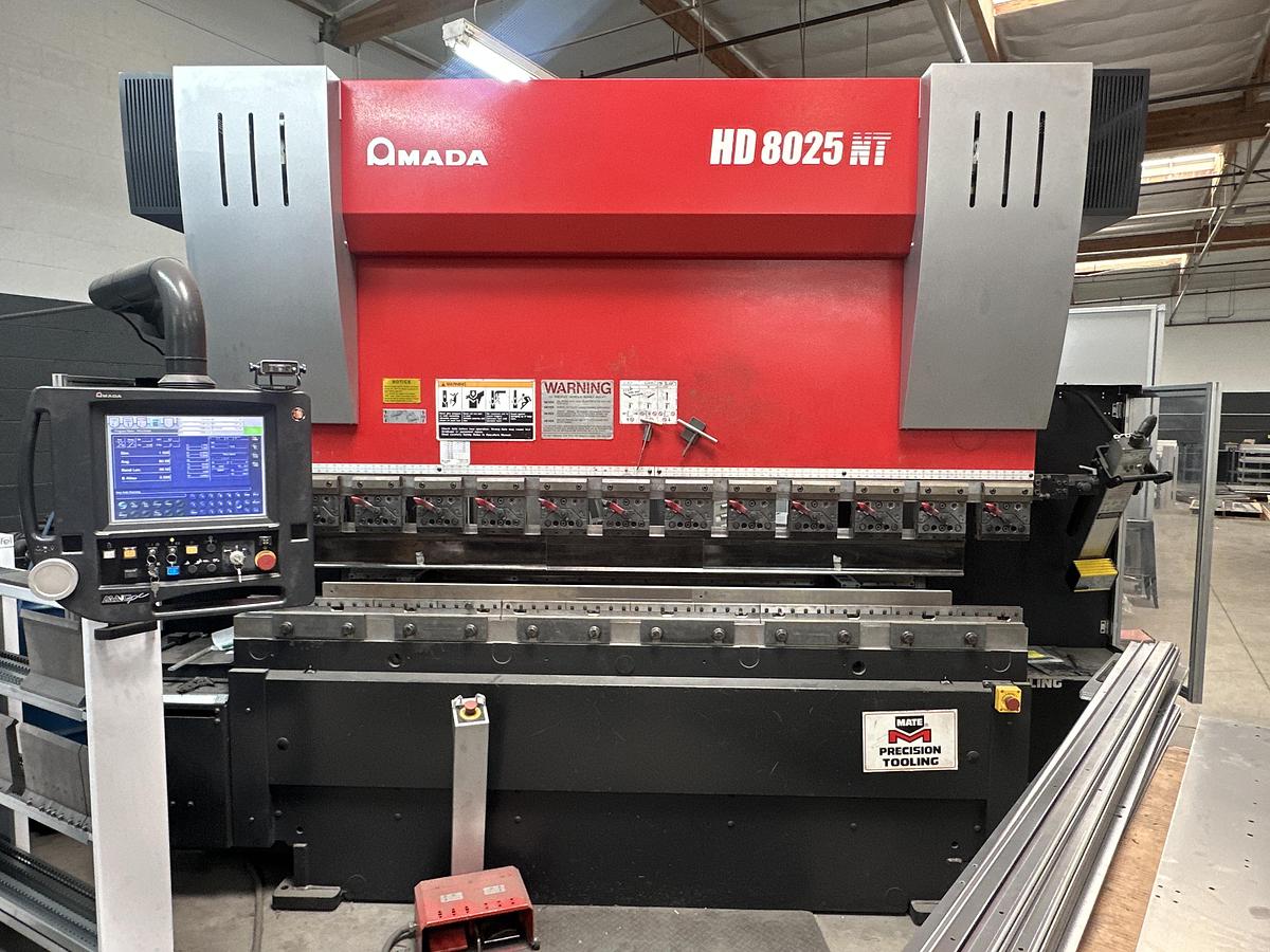 Used 2016 - 88 Ton Amada HD-8025NT CNC Hybrid Press Brake
