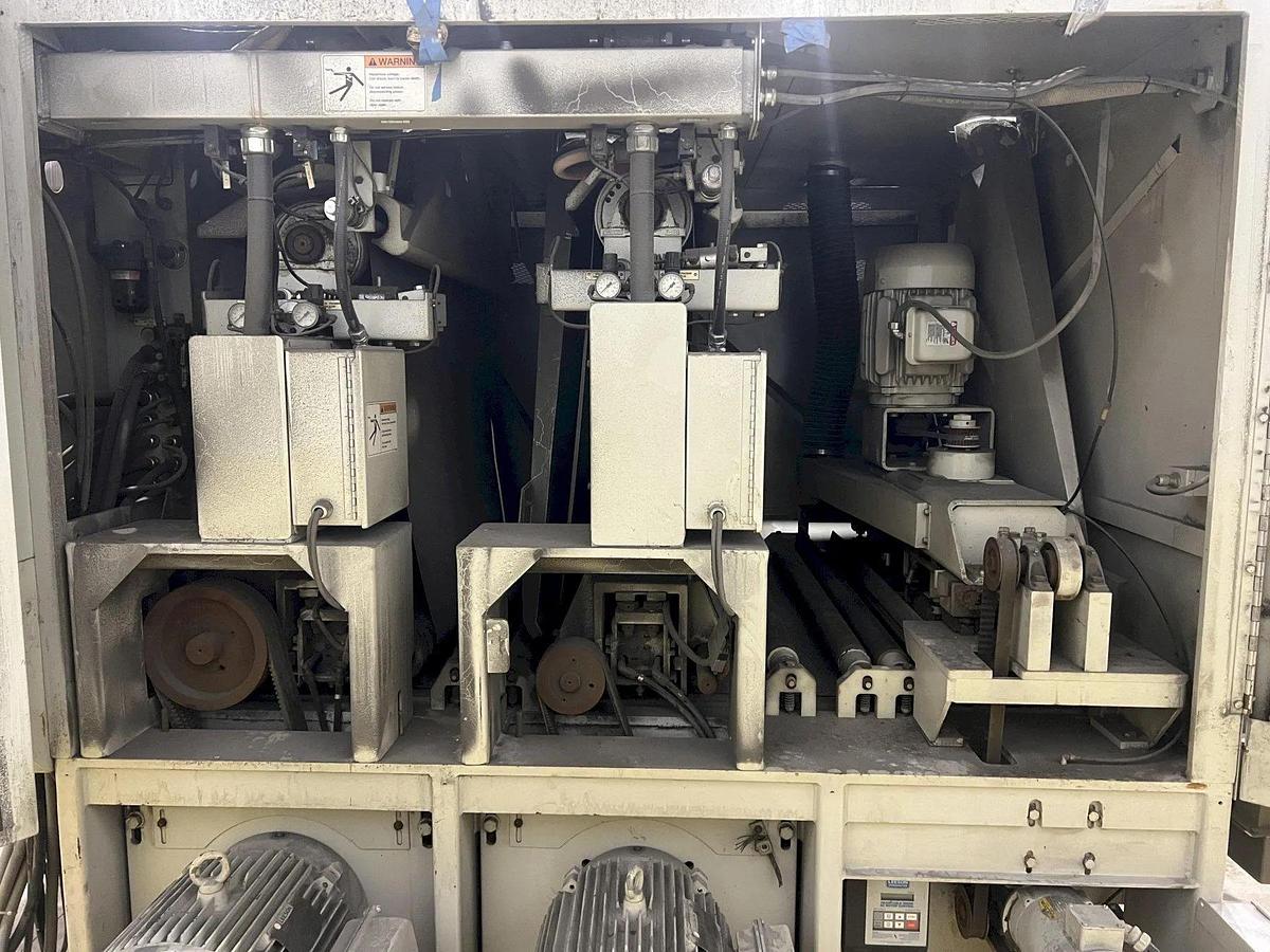 Used 1997 - 52" Timesaver 252-301C 3 Head Belt Grinder Sander