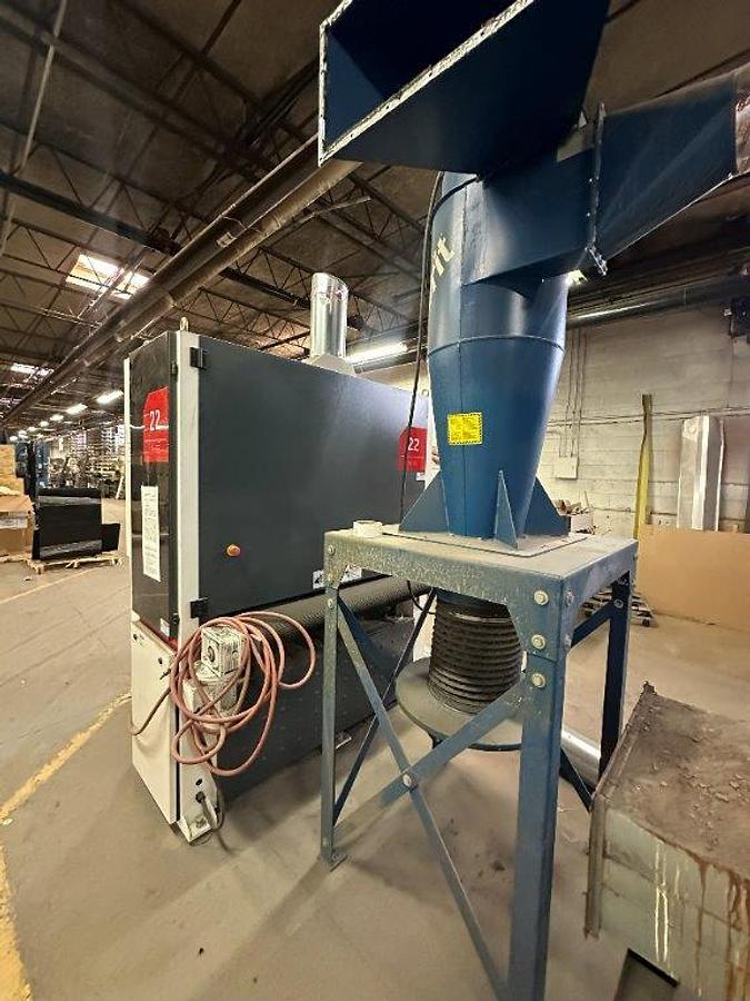 Used 2018 - 52" Timesaver Model 2211-45-0 Single Head Graining/Grinding Machine