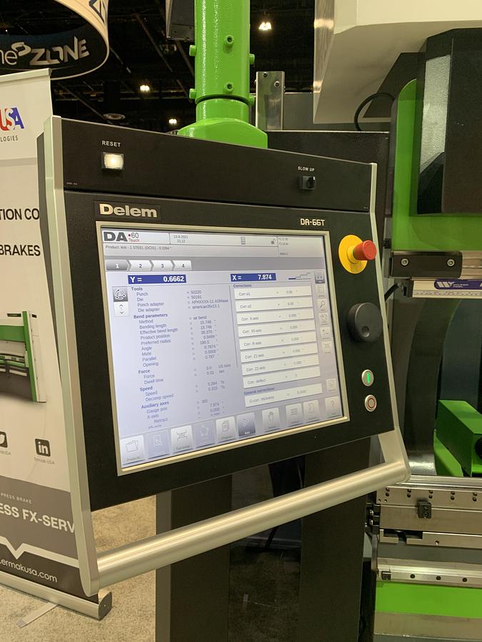 Used (NEW) 193 Ton x 12 Ermak EVO-3 HYBRID CNC Press Brake