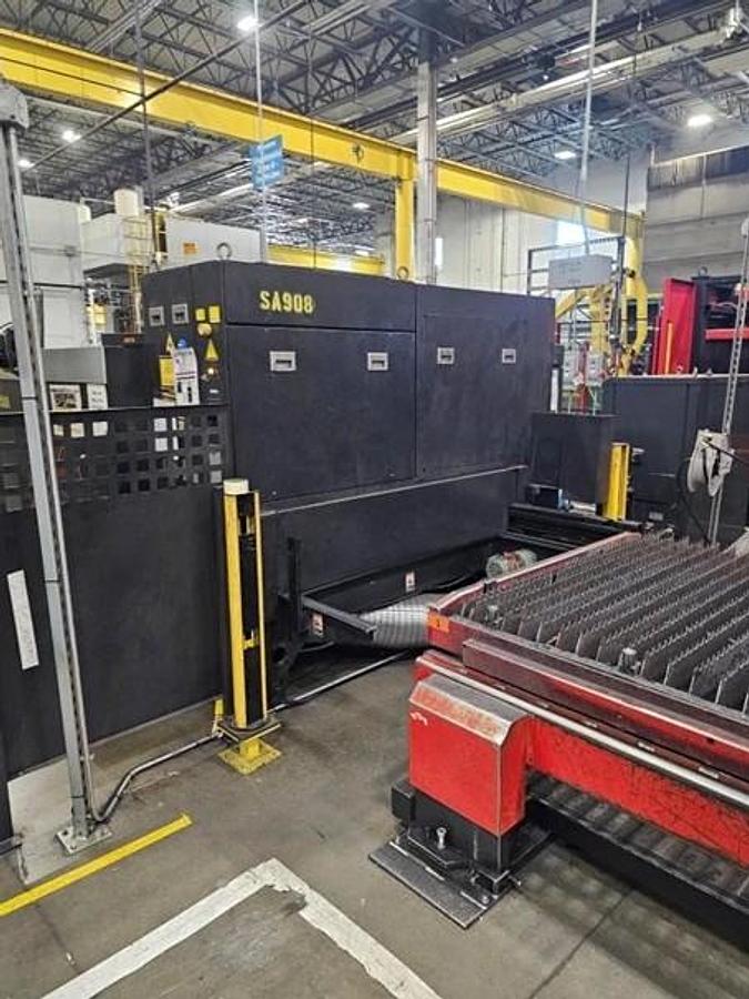 Used 2016 - 2,000 Watt Amada LCG-3015AJ CNC Fiber Laser