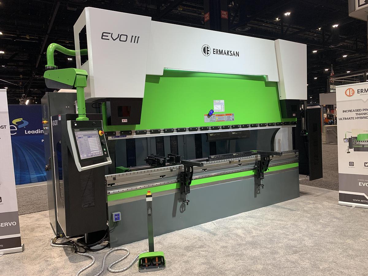 193 Ton x 12 Ermak EVO-3 HYBRID CNC Press Brake