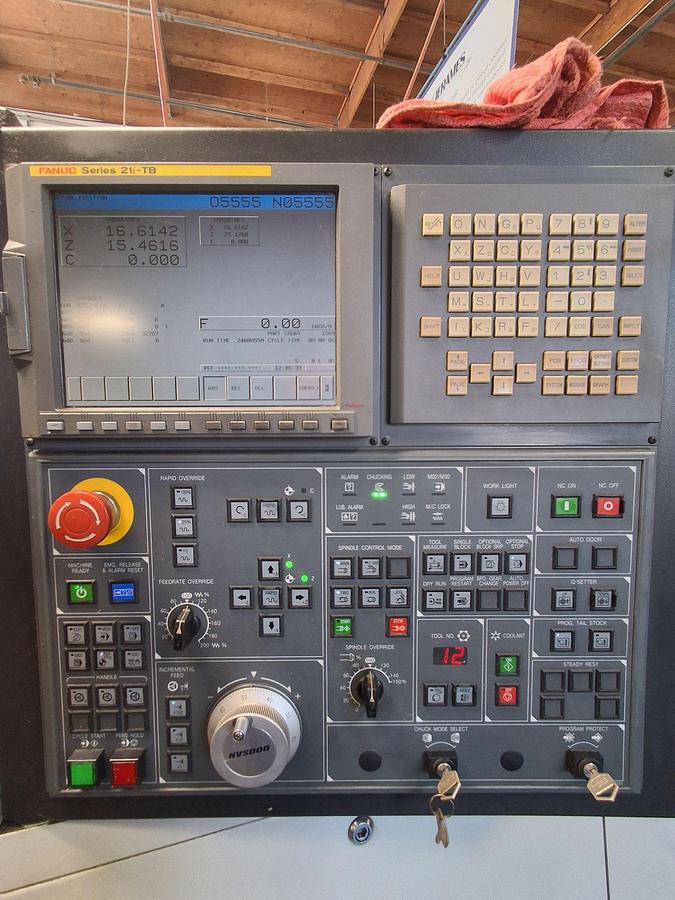 Used 2007 Doosan Puma 300MC CNC Lathe w/Live Milling