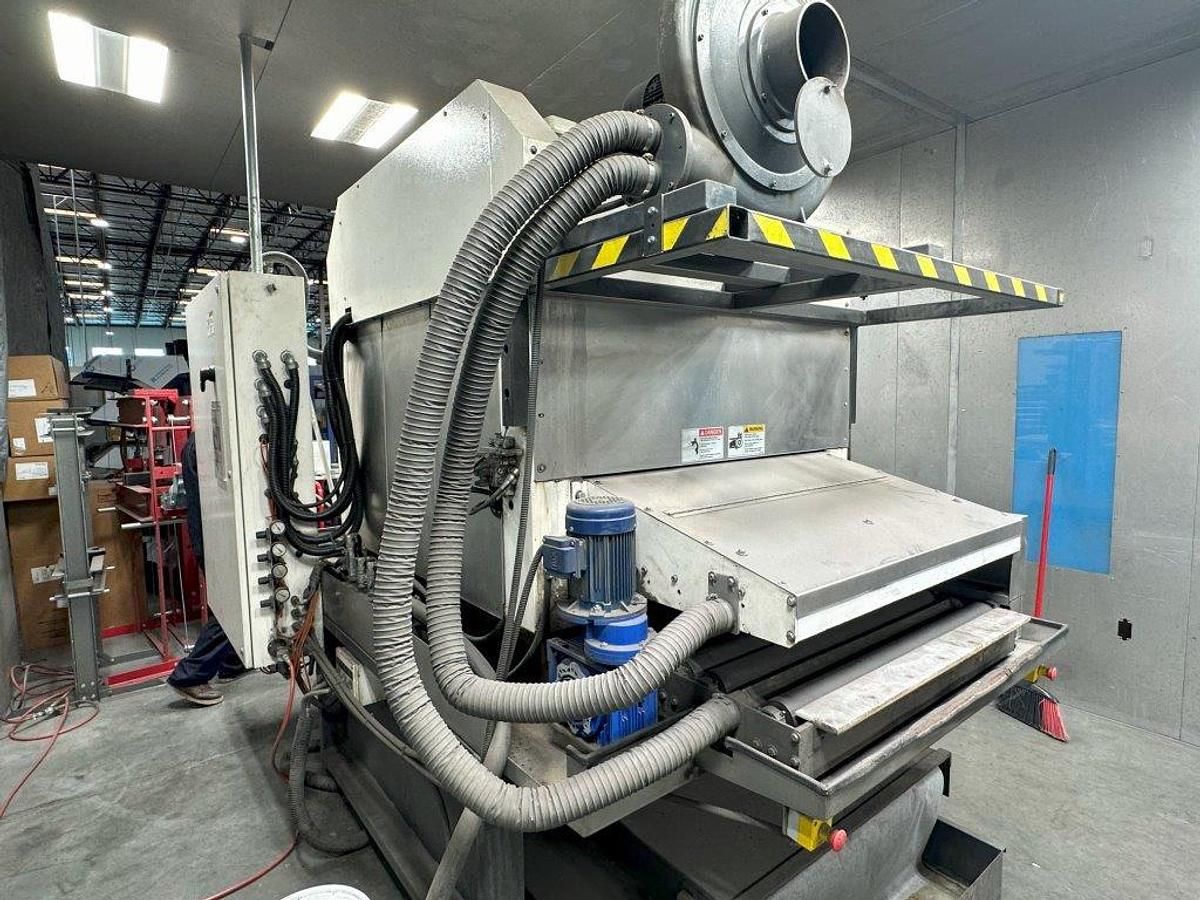 Used 37” Wet Timesaver Graining/Grinding Deburring Machine 