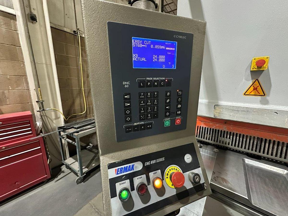 Used 2008 - 3/8" x 13' Ermak CNC Hydraulic Shear