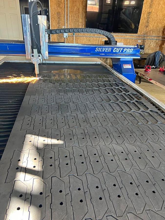 Used 2021 - 6" x 12" Machitech CNC Plasma Cutter