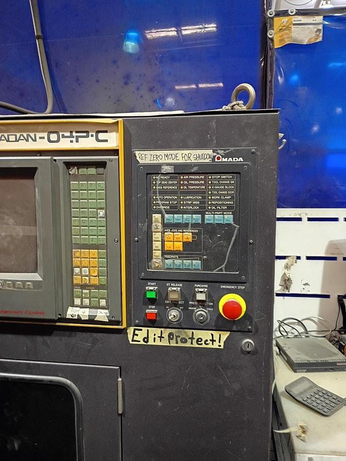 Used 33 Ton Amada Pega 357 CNC Turret Punch