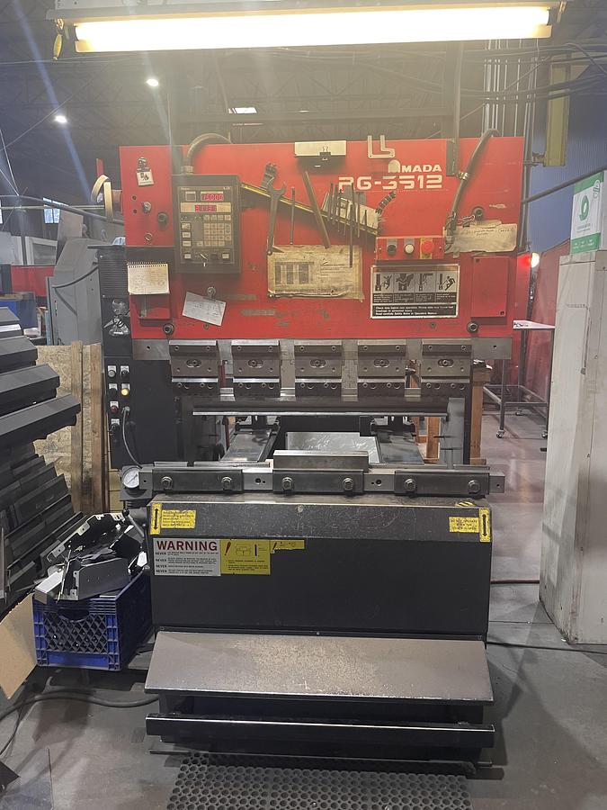 Used 2005 - 38 Ton Amada RG3512 CNC Press Brake