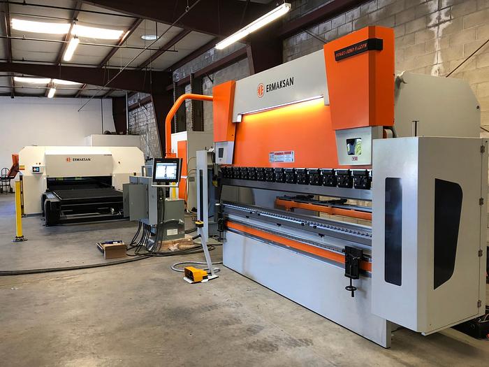 110 Ton x 10.17" Ermak Power Bend Falcon CNC Press Brake