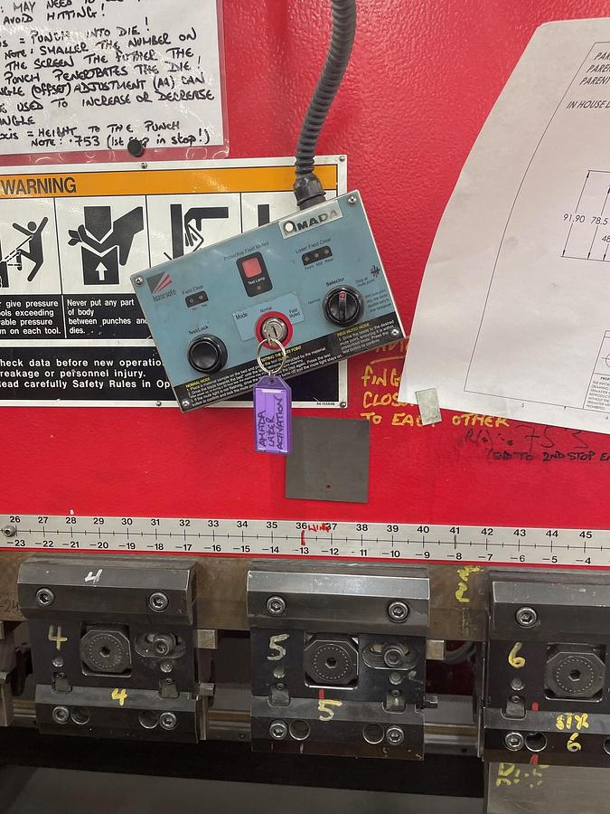 Used 2004 - 88 Ton Amada FBD-8025NT CNC Press Brake