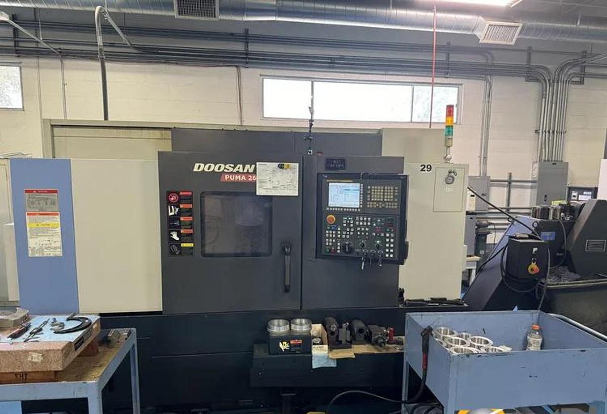 Used 2011 Doosan Puma 2600SY 5-Axis CNC Turning Center