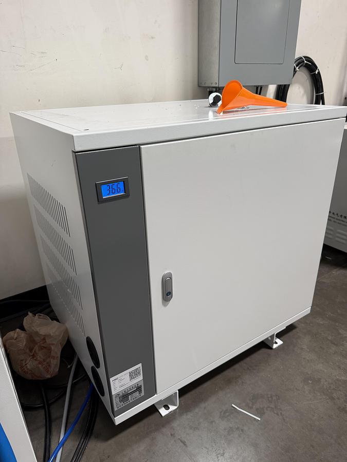 3,000 Watt HSG G3015X-3K Fiber Laser with Shuttle Table