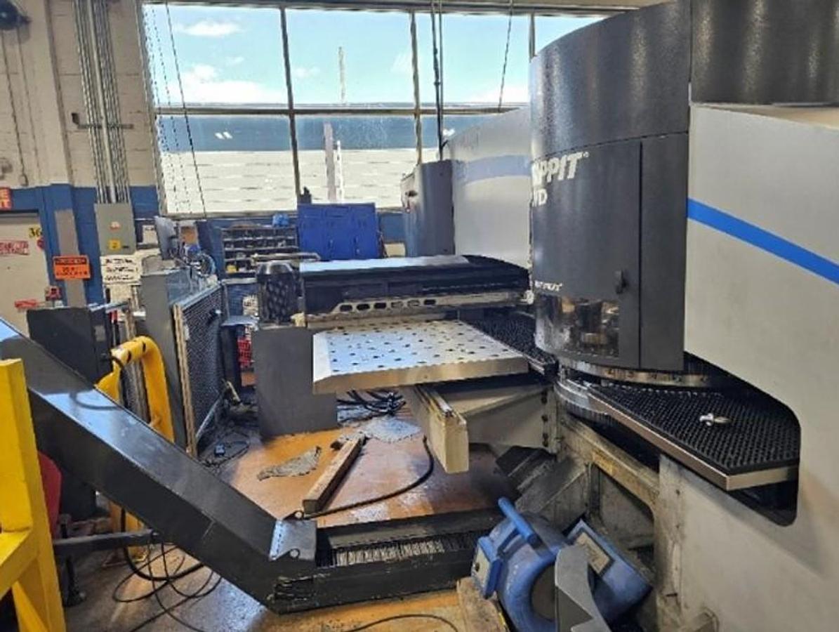 Used SET OF 2 - 2004 & 2002 - 20 Ton LVD Strippit Global 20/1215 CNC Turret Punch