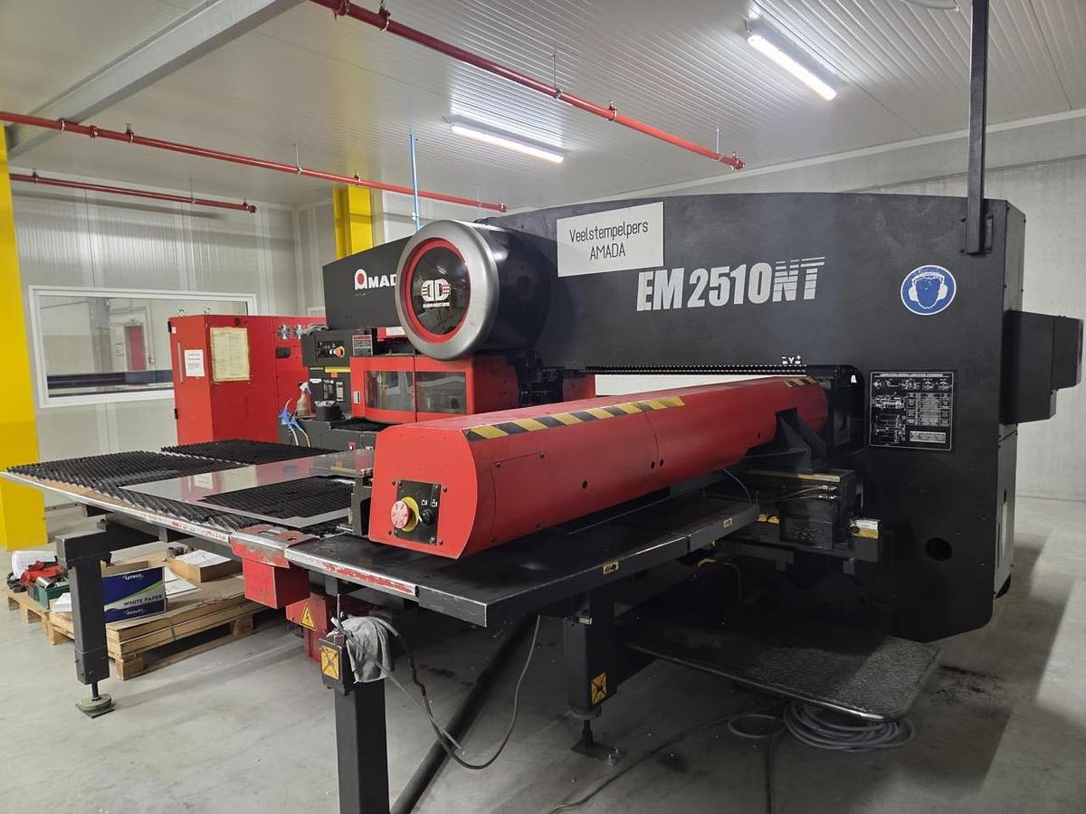 Used 2005 - 22 Ton Amada EM-2510NT Servo Driven Turret Punch