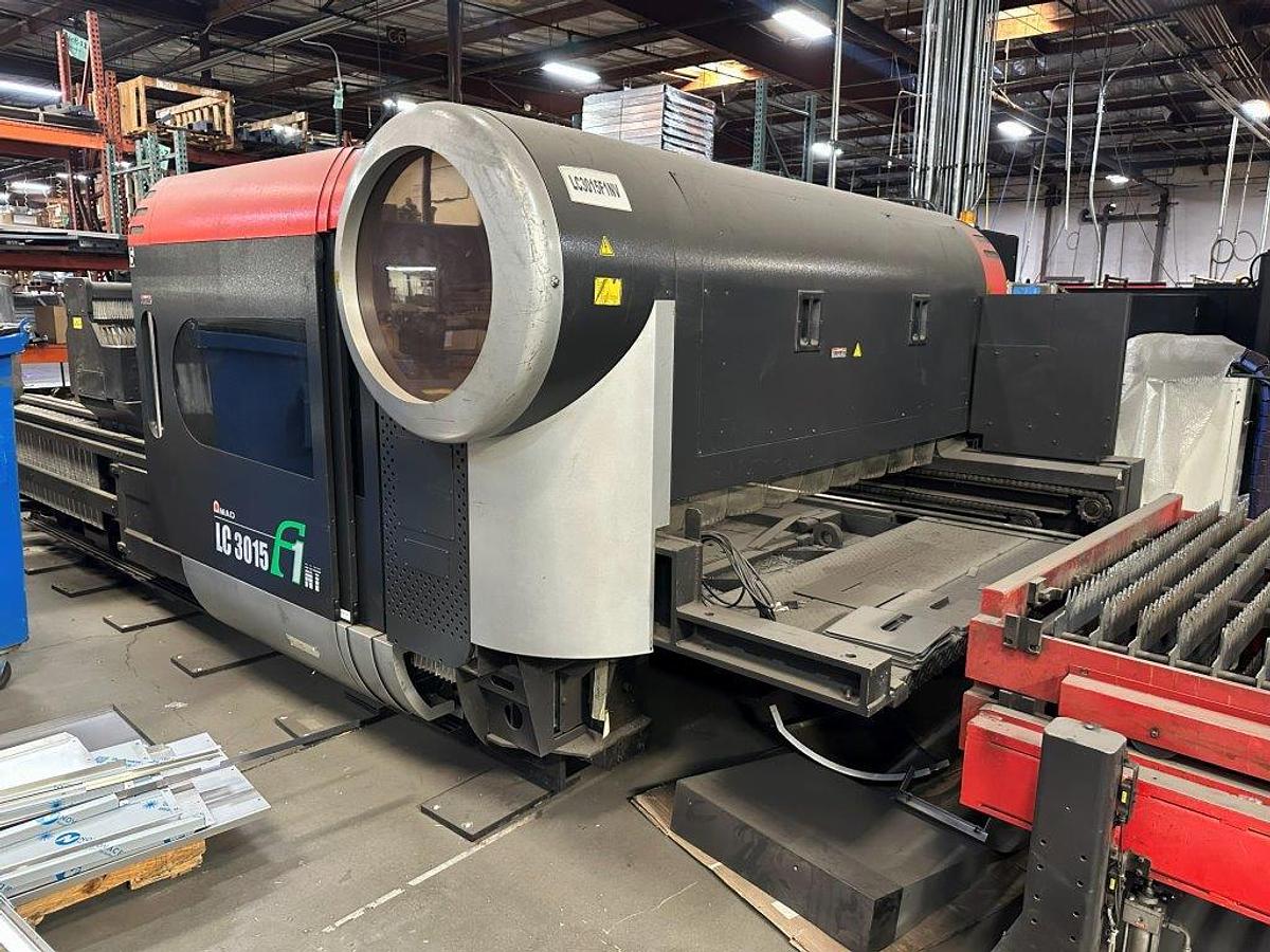 Used 2011 - 4000 Watt Amada LC-3015F1NT CNC CO2 Laser 