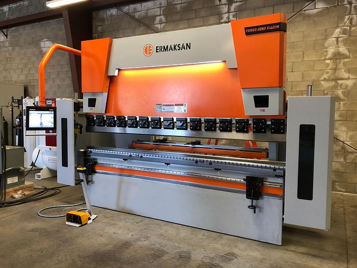 110 Ton x 10.17" Ermak Power Bend Falcon CNC Press Brake