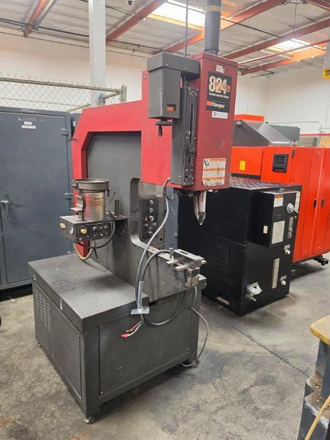 Used 1999 - 8 Ton Haeger 824 Plus 1-H Hardware Insertion Press