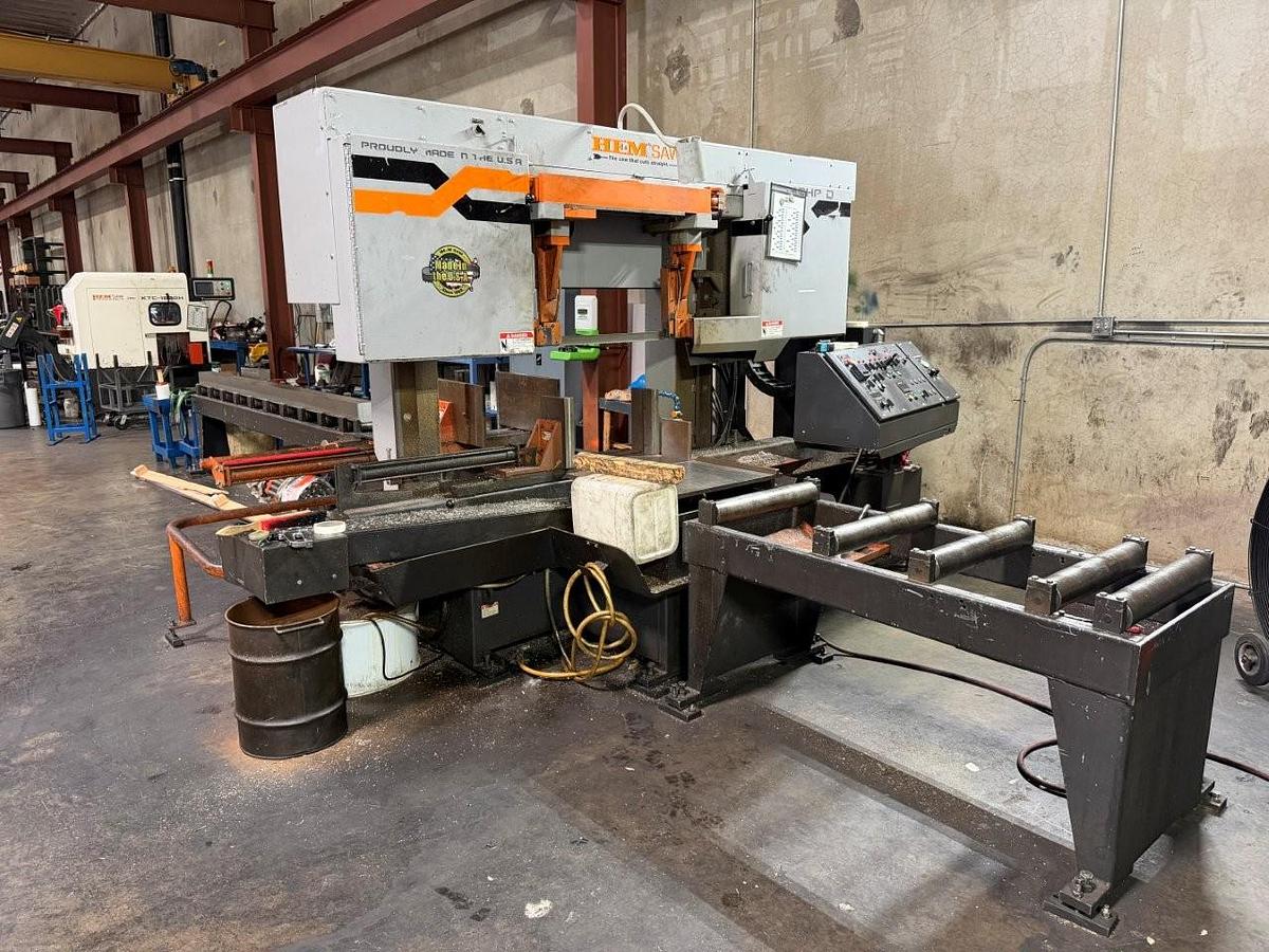 Used 2016 - HEM H130HA-DC Automatic Dual Column Horizontal Bandsaw