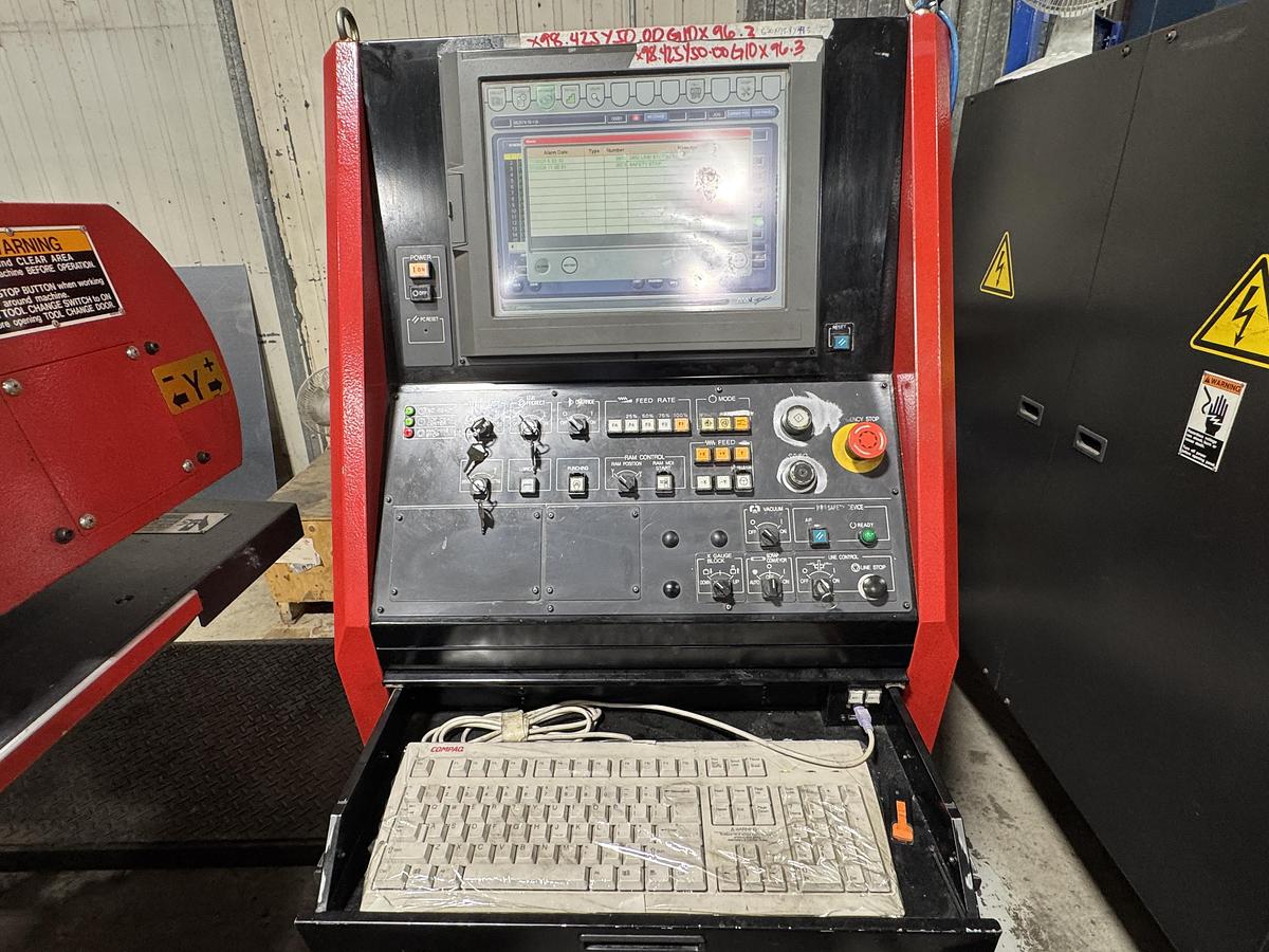 Used 2005 - 33 Ton Amada EMK-3610NT Servo Driven CNC Turret Punch