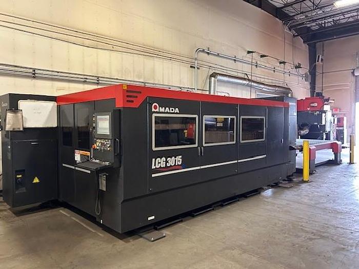Used 2016 - 3500 Watt Amada LCG-3015 CNC CO2 Laser